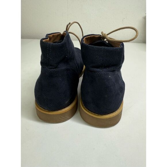 H&M Faux Suede Men’s Navy Blue Chukka Boots Size 10,5 See Description - Picture 4 of 16